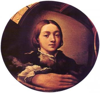 帕爾米賈尼諾 Self-portrait in a Convex Mirror